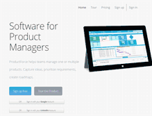 Tablet Screenshot of productforce.com